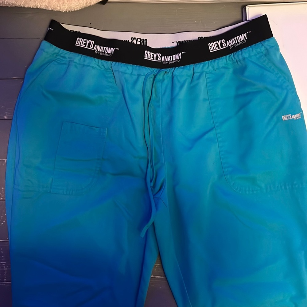 Greys Anatomy Teal Scrub Pants